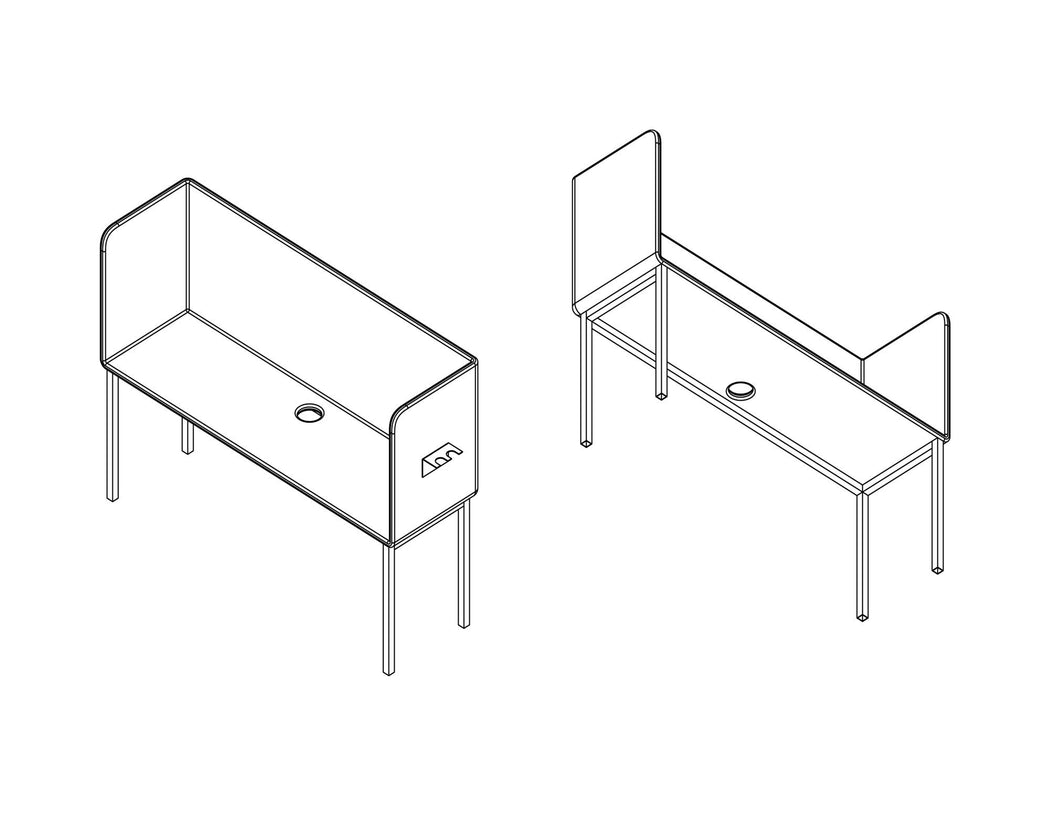Mono Work Station Dimensions