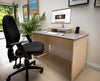 TORMAR Home office bundle - The Flo desk, Re-Act chair and Mona monitor stand
