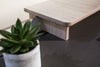 The Flo Home Office Desk - handmade desk by TORMAR with Mona monitor stand